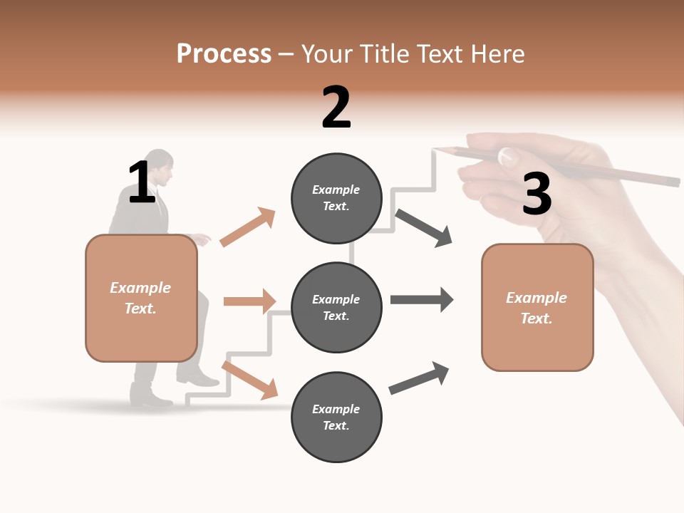 Professional Climb Stairs PowerPoint Template