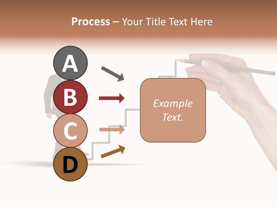 Professional Climb Stairs PowerPoint Template