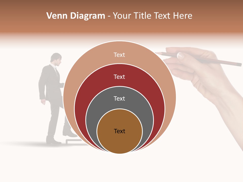 Professional Climb Stairs PowerPoint Template