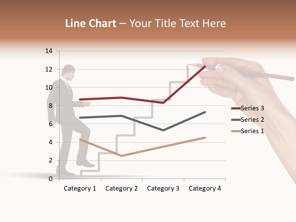 Professional Climb Stairs PowerPoint Template