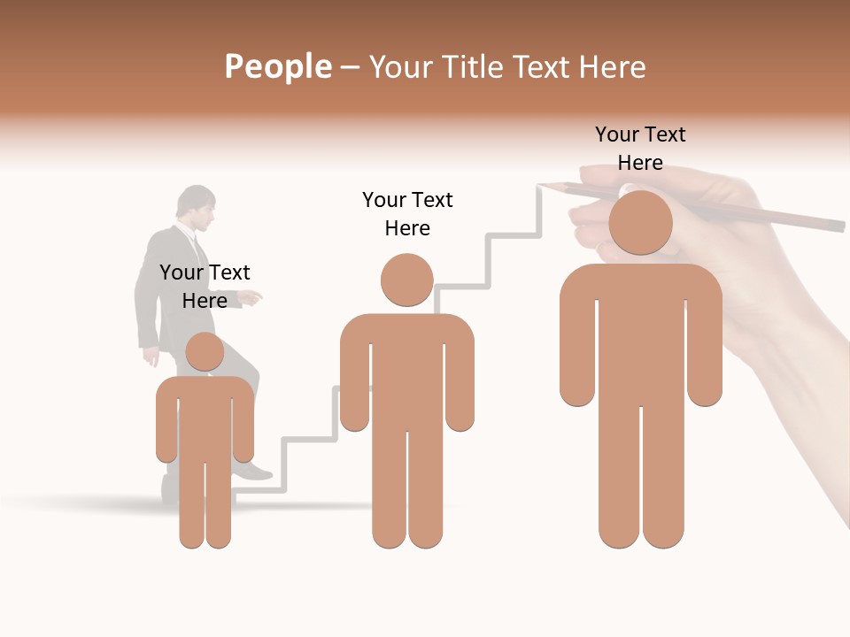 Professional Climb Stairs PowerPoint Template