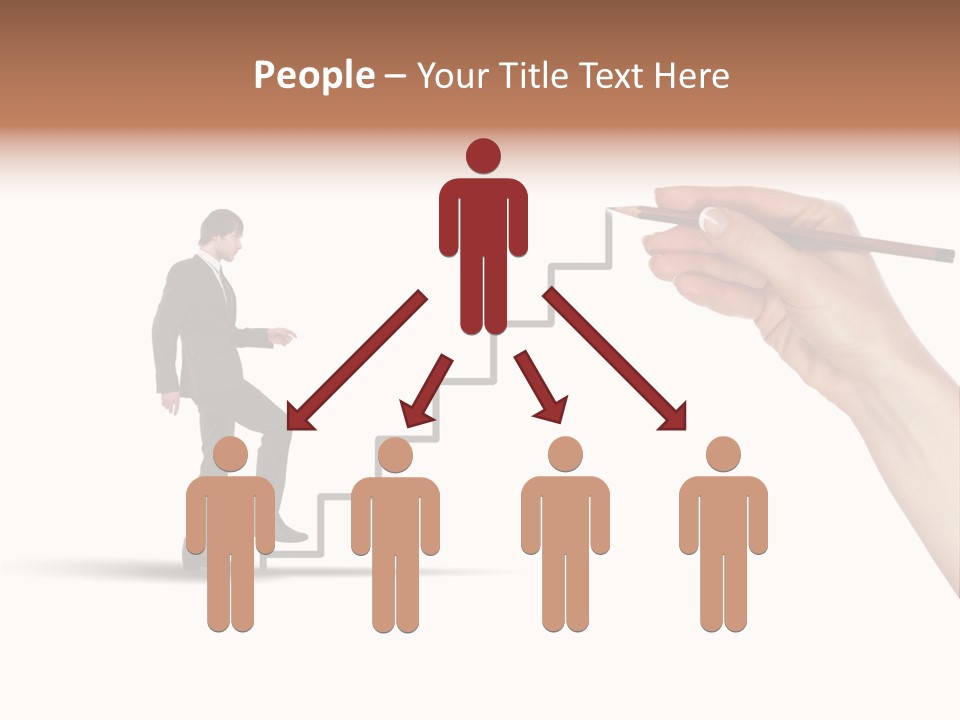 Professional Climb Stairs PowerPoint Template