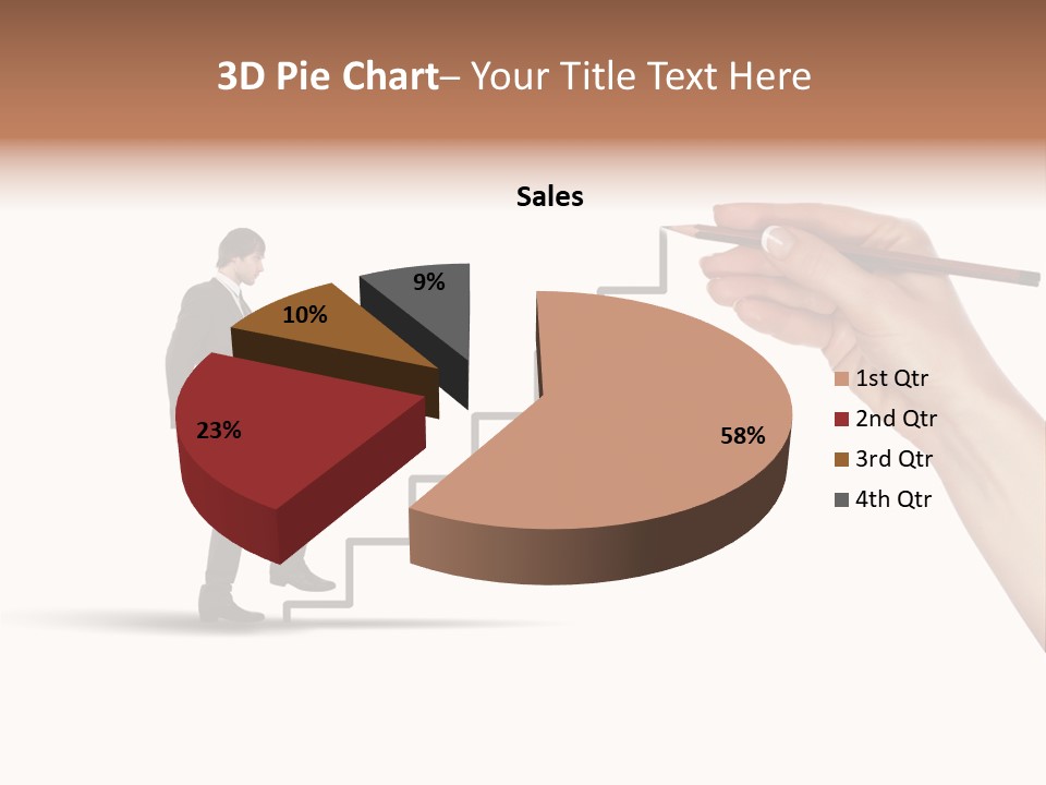 Professional Climb Stairs PowerPoint Template