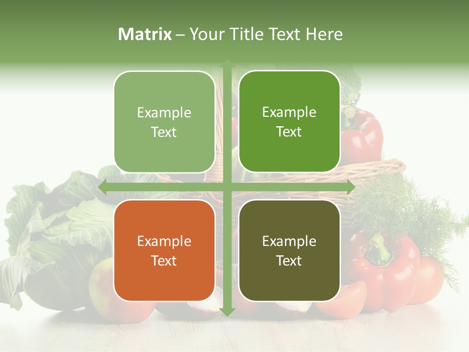 Food Zucchini Supper PowerPoint Template