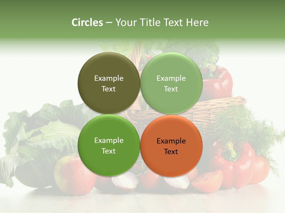 Food Zucchini Supper PowerPoint Template