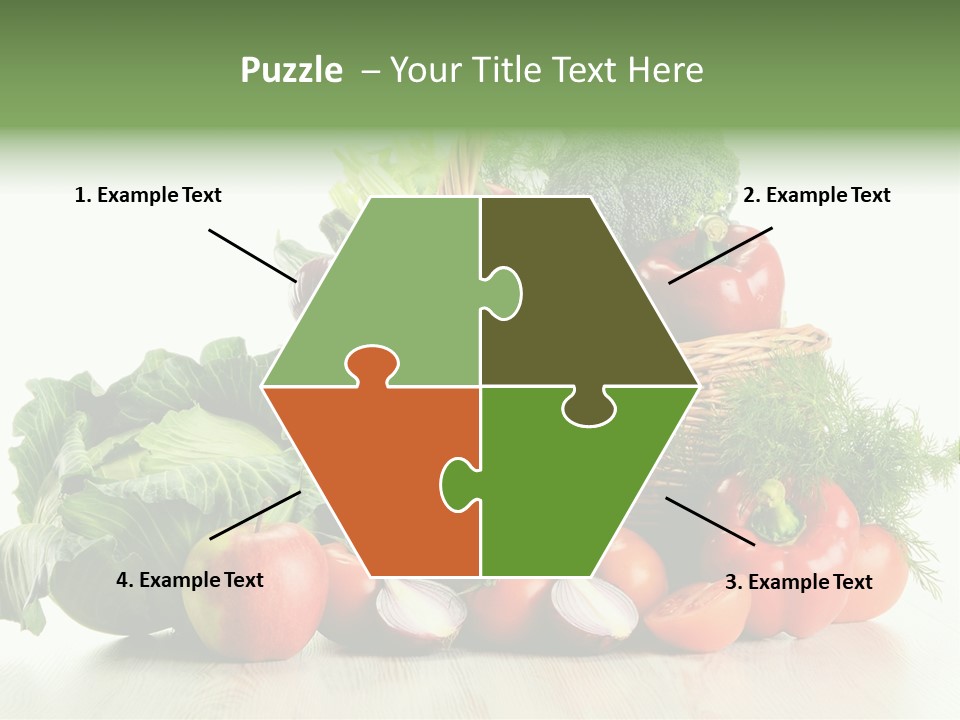 Food Zucchini Supper PowerPoint Template