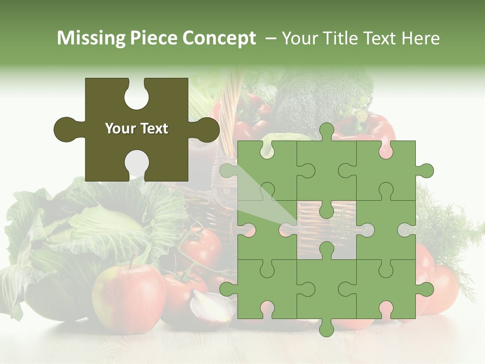 Food Zucchini Supper PowerPoint Template