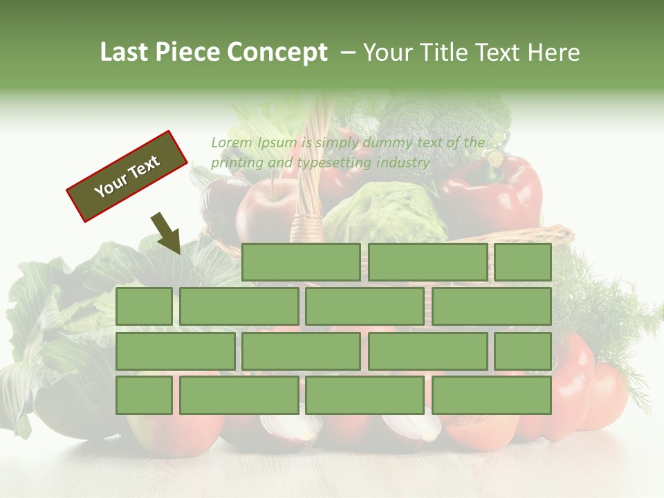 Food Zucchini Supper PowerPoint Template