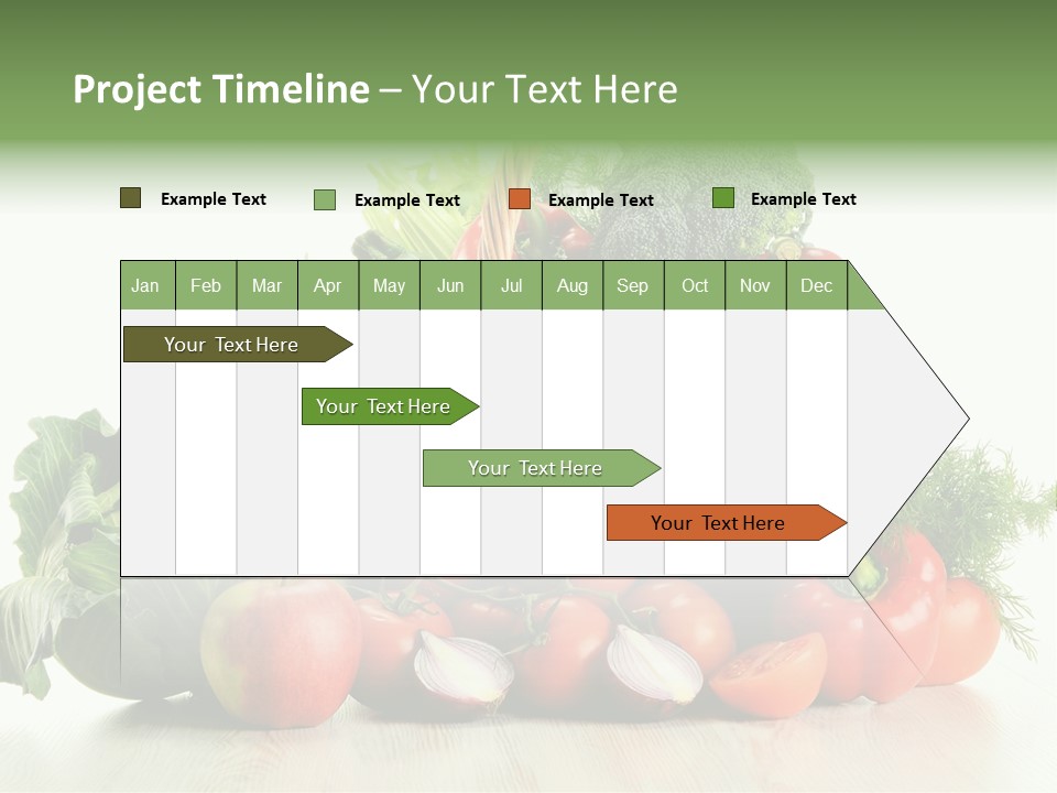 Food Zucchini Supper PowerPoint Template