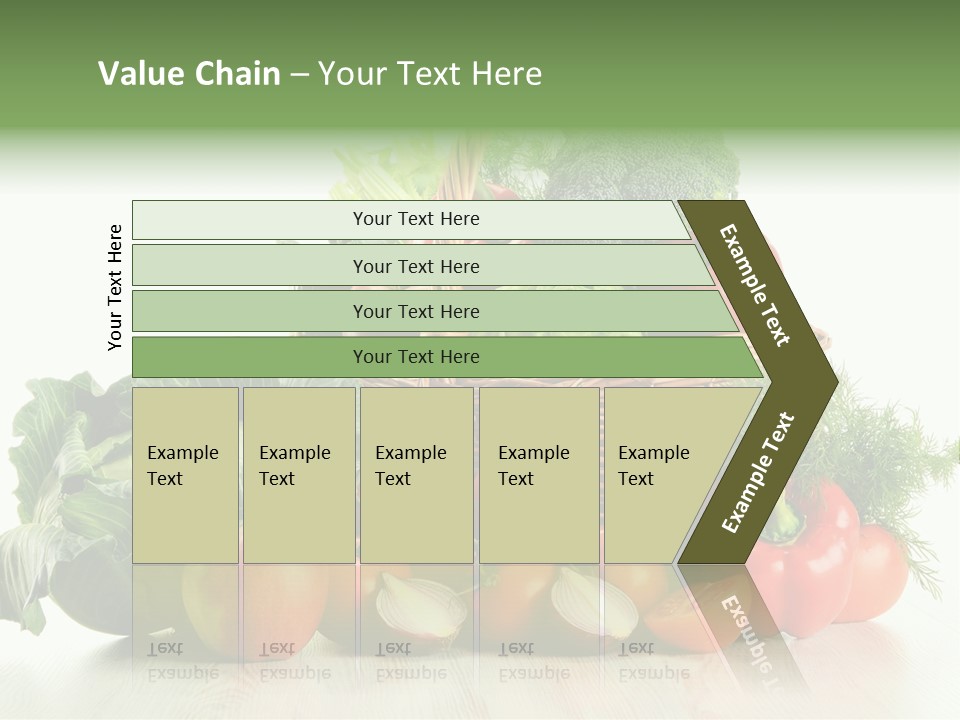 Food Zucchini Supper PowerPoint Template