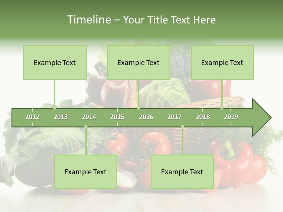 Food Zucchini Supper PowerPoint Template