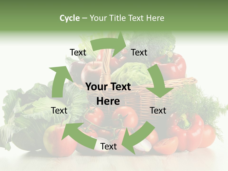 Food Zucchini Supper PowerPoint Template