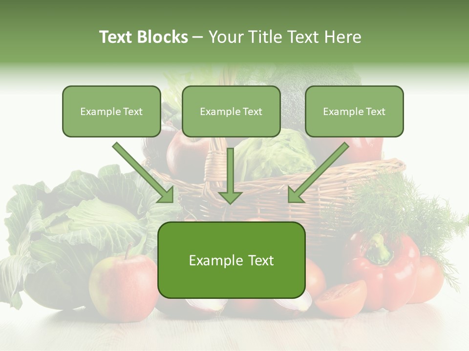 Food Zucchini Supper PowerPoint Template