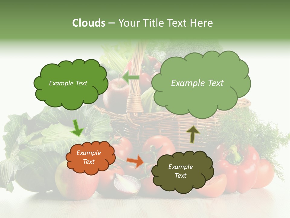 Food Zucchini Supper PowerPoint Template