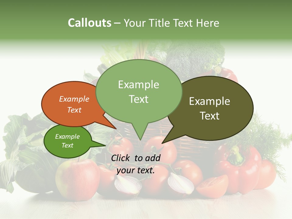 Food Zucchini Supper PowerPoint Template