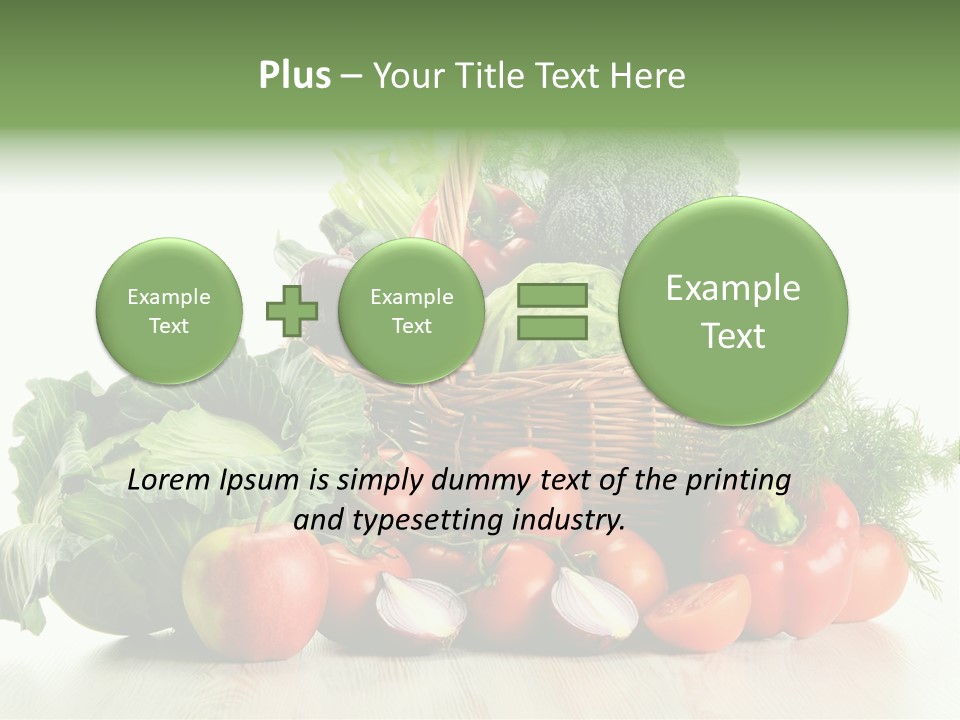 Food Zucchini Supper PowerPoint Template