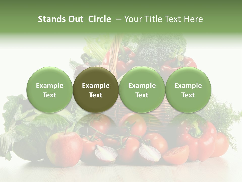 Food Zucchini Supper PowerPoint Template