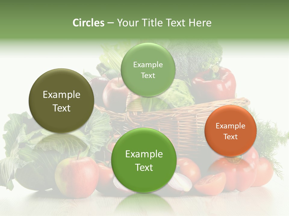 Food Zucchini Supper PowerPoint Template