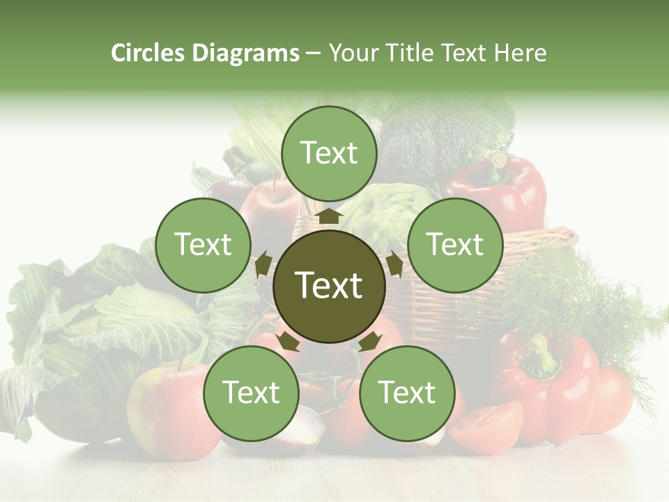 Food Zucchini Supper PowerPoint Template