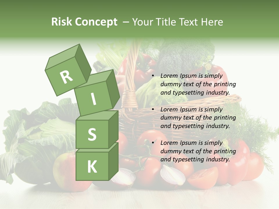 Food Zucchini Supper PowerPoint Template