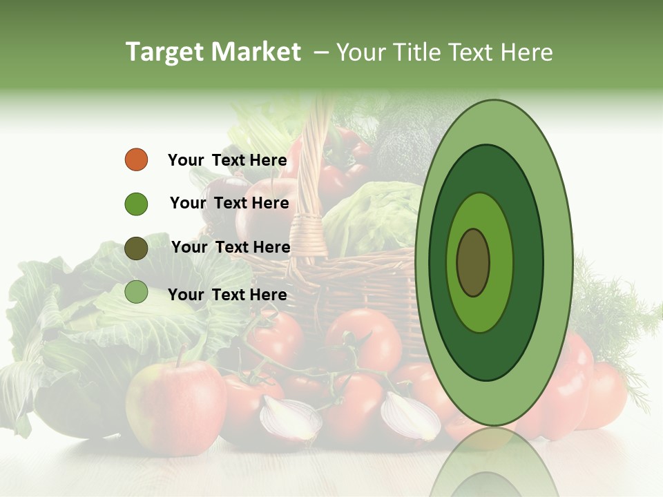 Food Zucchini Supper PowerPoint Template