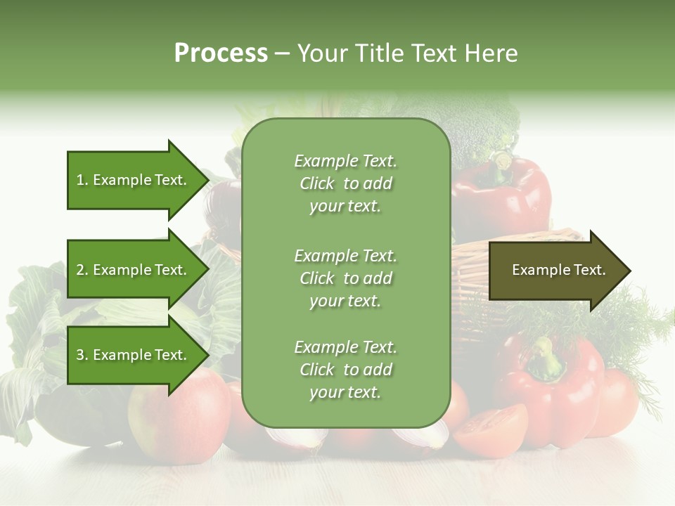 Food Zucchini Supper PowerPoint Template