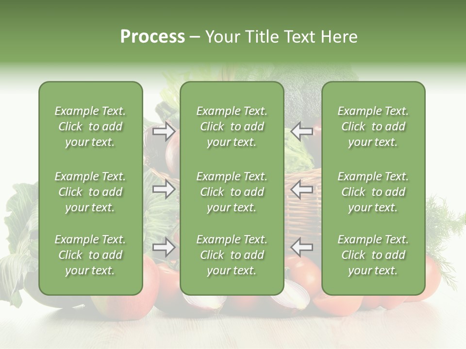 Food Zucchini Supper PowerPoint Template