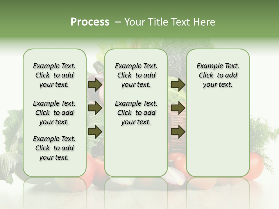 Food Zucchini Supper PowerPoint Template