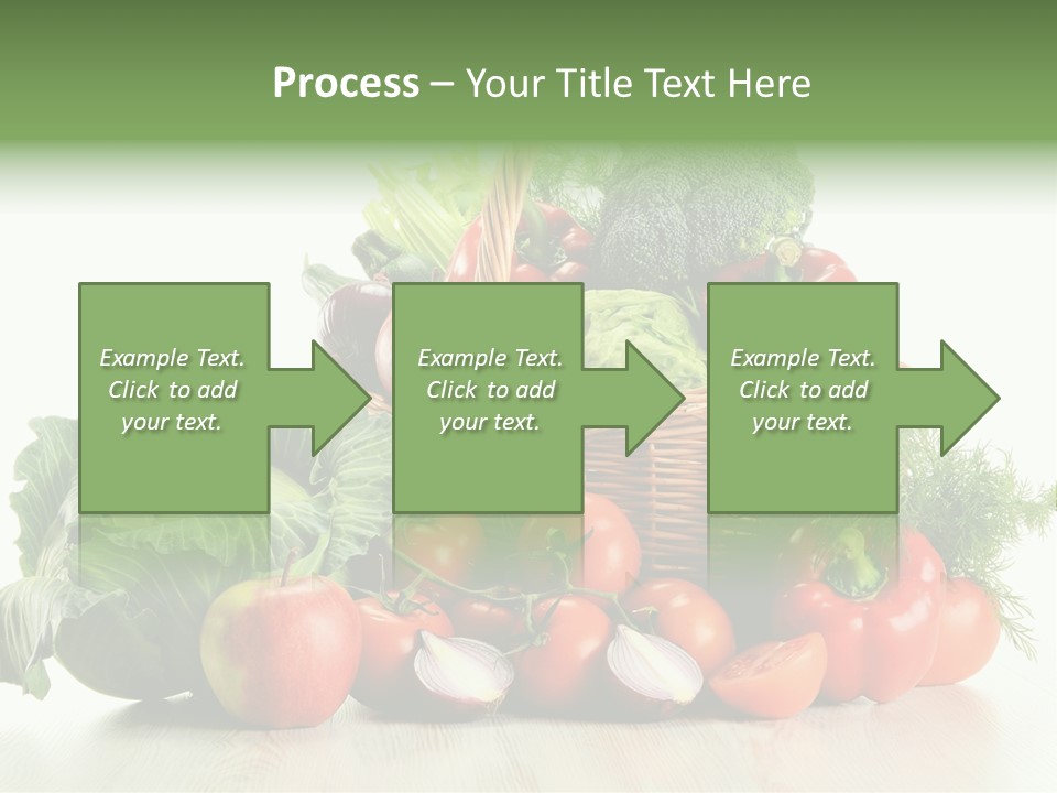 Food Zucchini Supper PowerPoint Template