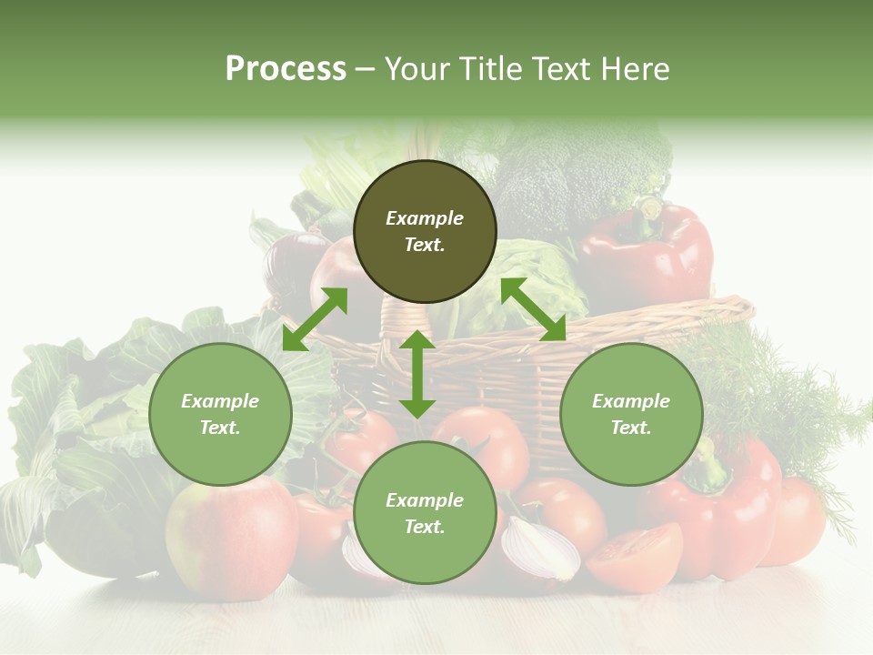 Food Zucchini Supper PowerPoint Template