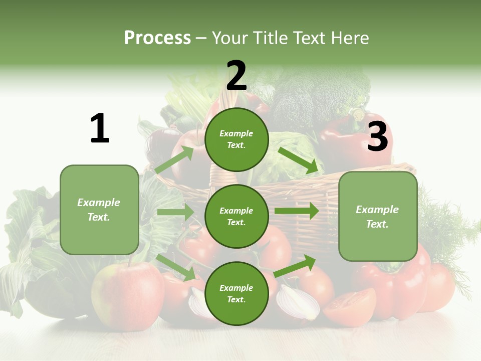 Food Zucchini Supper PowerPoint Template