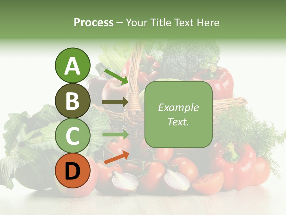 Food Zucchini Supper PowerPoint Template