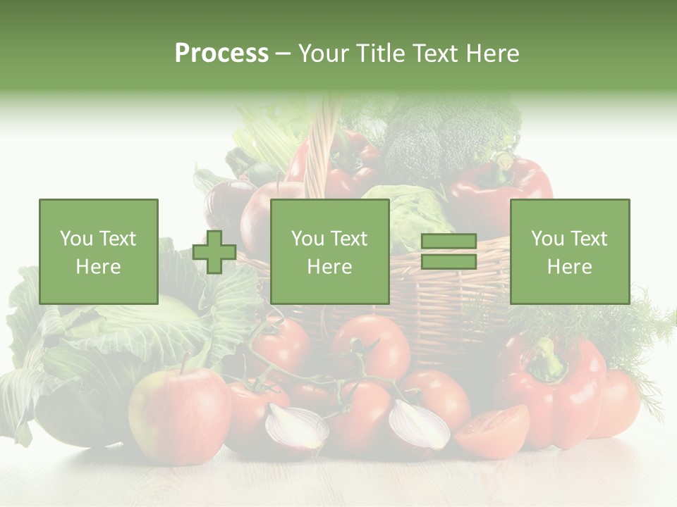 Food Zucchini Supper PowerPoint Template