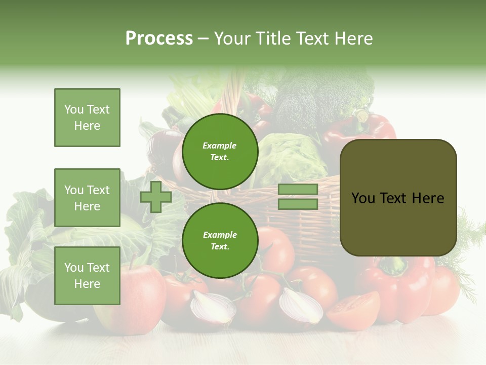Food Zucchini Supper PowerPoint Template