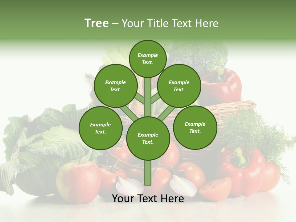 Food Zucchini Supper PowerPoint Template