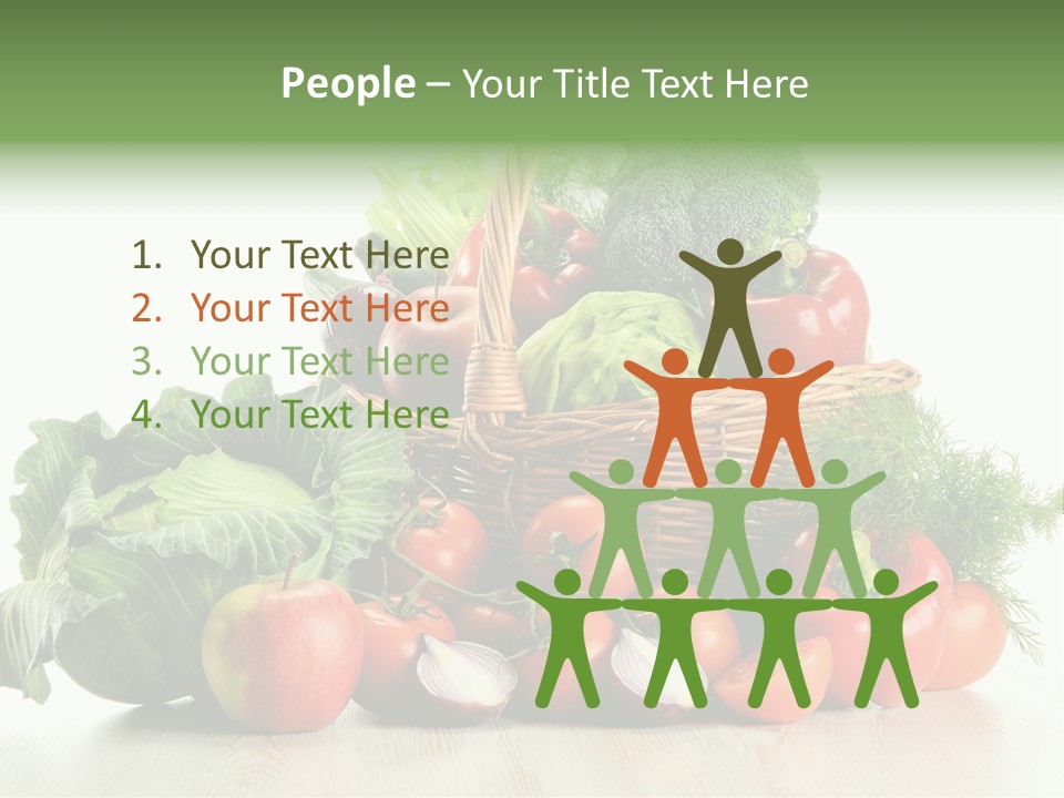 Food Zucchini Supper PowerPoint Template
