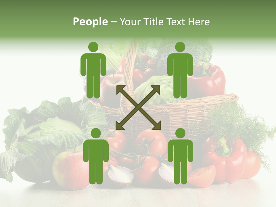 Food Zucchini Supper PowerPoint Template