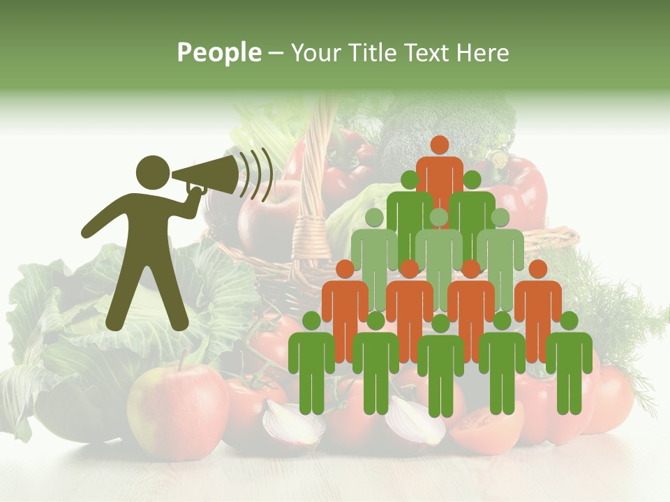 Food Zucchini Supper PowerPoint Template