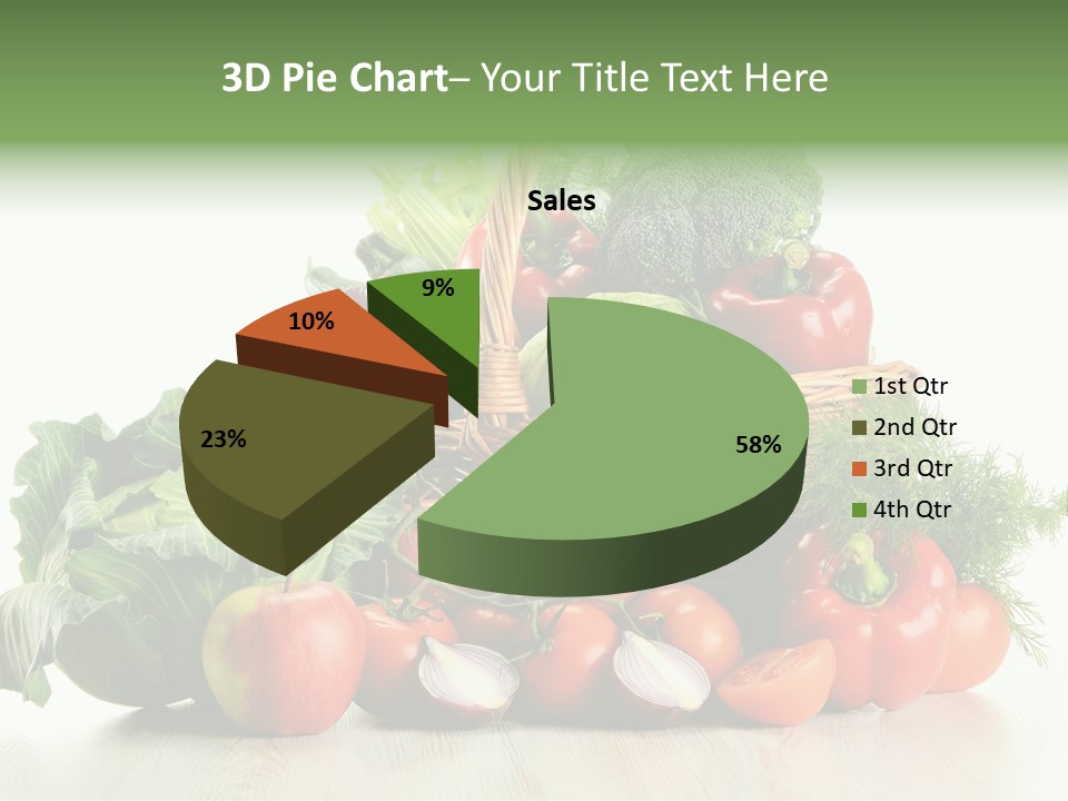 Food Zucchini Supper PowerPoint Template