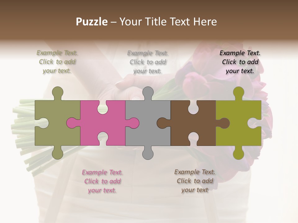 Light Ceremony Flower PowerPoint Template