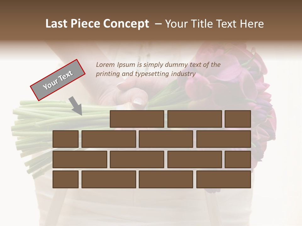 Light Ceremony Flower PowerPoint Template