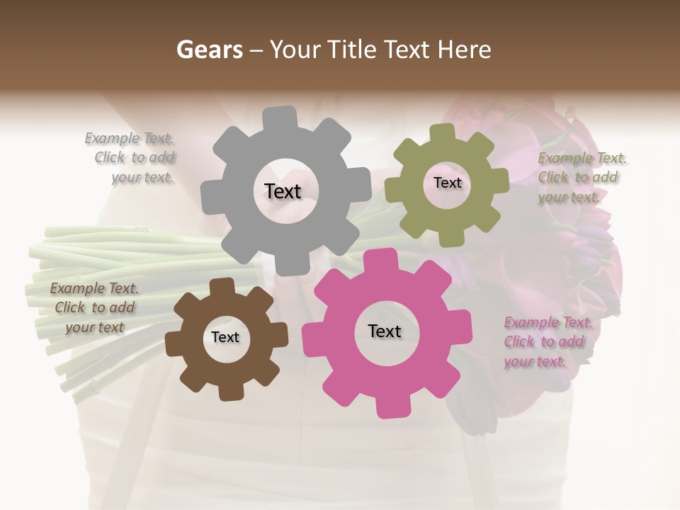 Light Ceremony Flower PowerPoint Template