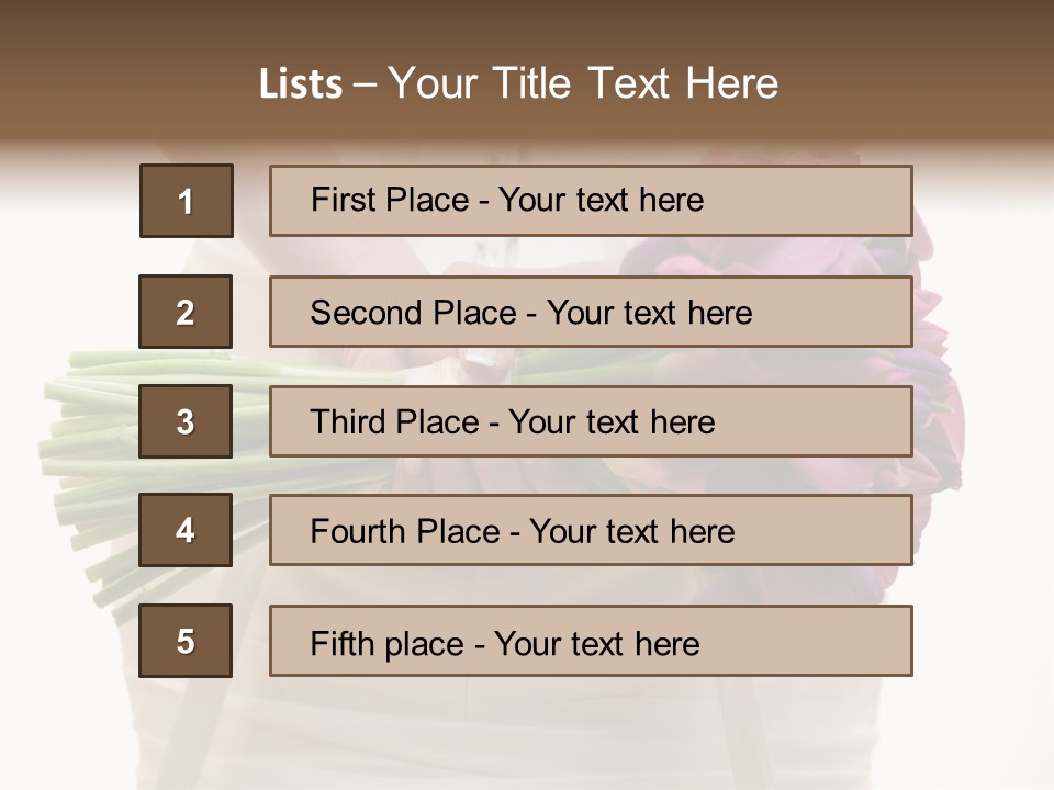Light Ceremony Flower PowerPoint Template