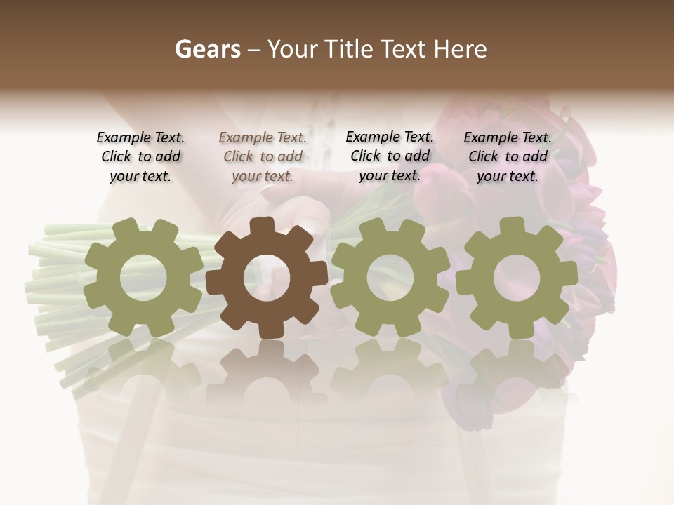 Light Ceremony Flower PowerPoint Template