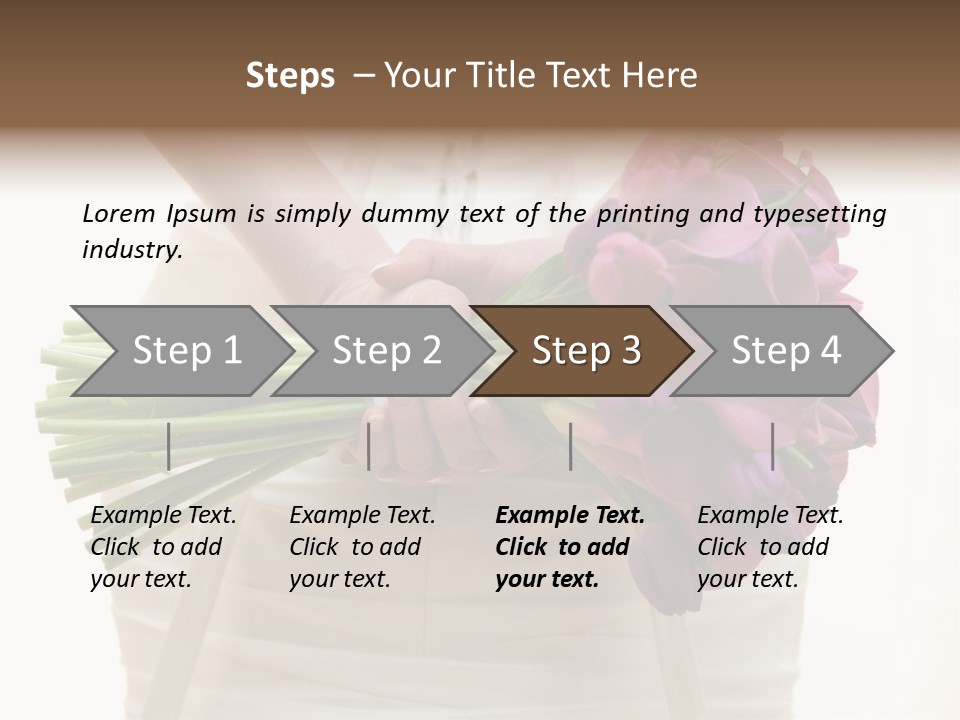 Light Ceremony Flower PowerPoint Template