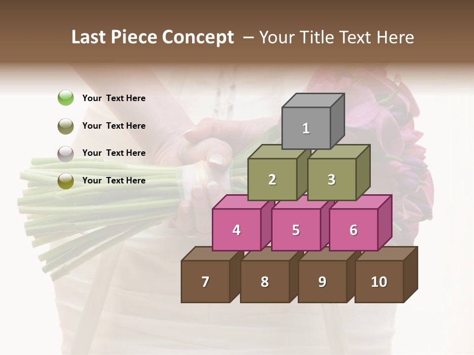 Light Ceremony Flower PowerPoint Template