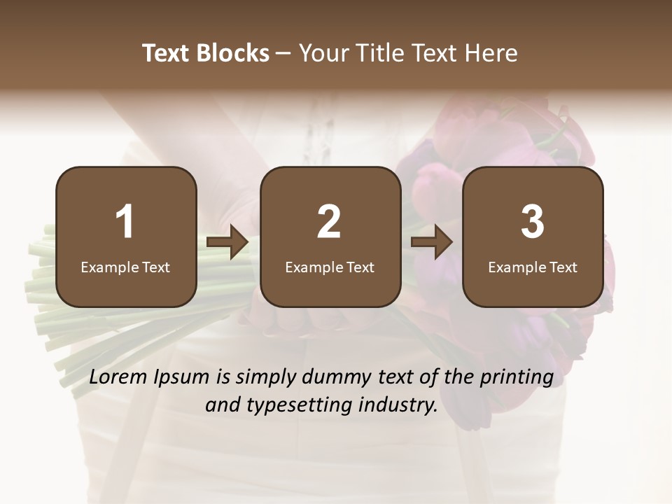 Light Ceremony Flower PowerPoint Template