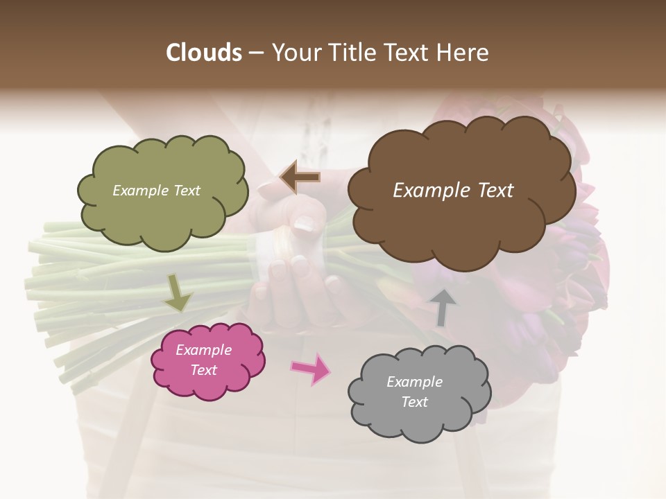 Light Ceremony Flower PowerPoint Template