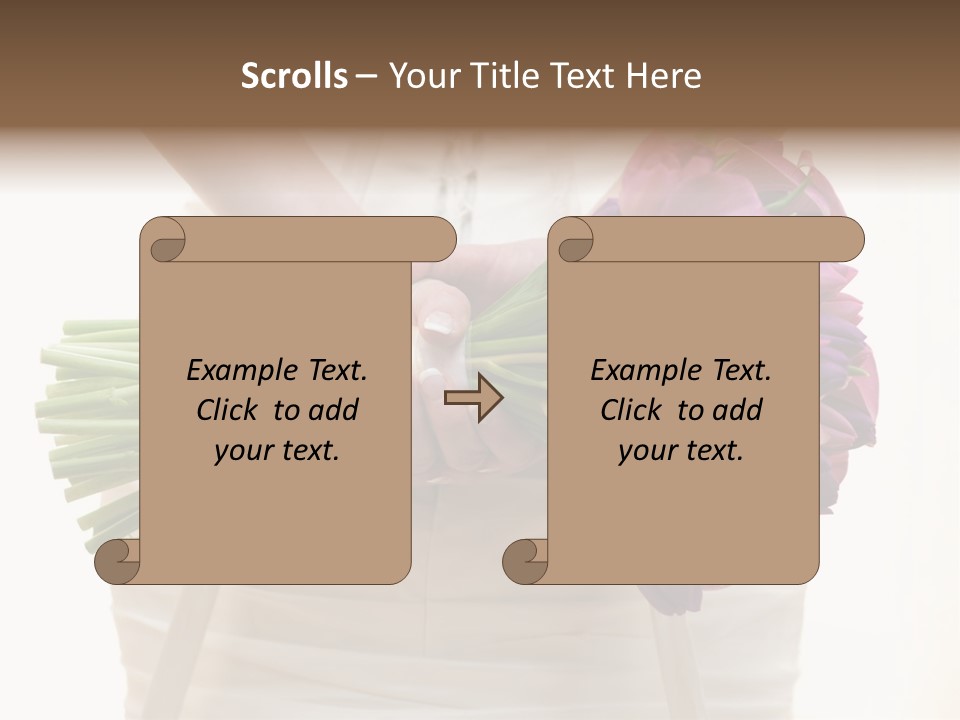 Light Ceremony Flower PowerPoint Template