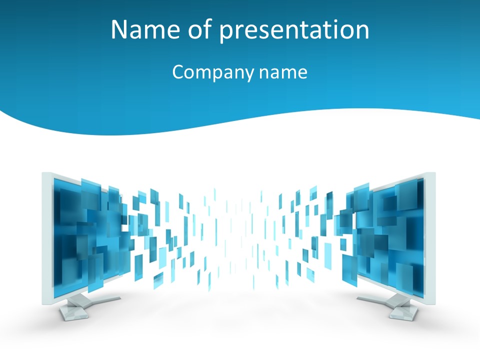 High Computer Internet PowerPoint Template